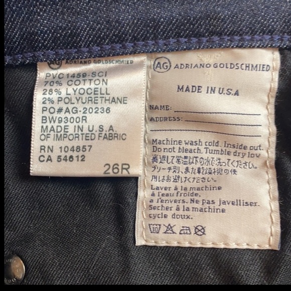 AG  The Stevie Roll Up Slim Straight Roll Up jean - Picture 8 of 8